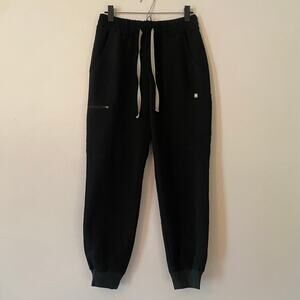 FIGS Black Zamora Jogger Scrub Pants Uniform Nurse Doctor Women's size Small